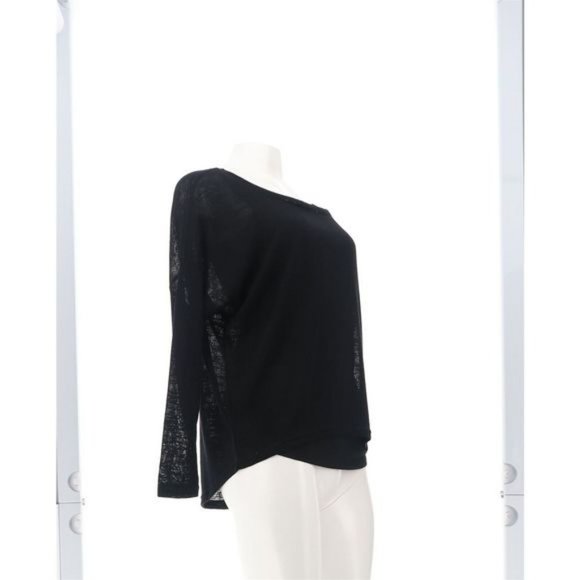 NWT WE BY LIVING IN YELLOW SLOUCHY WEEKEND KNIT TUNIC & TANK SET BLACK SMALL - Picture 8 of 11